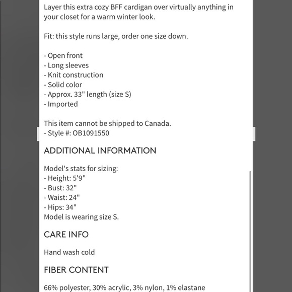 Free People BFF Cardigan Navy Small - Picture 3 of 8